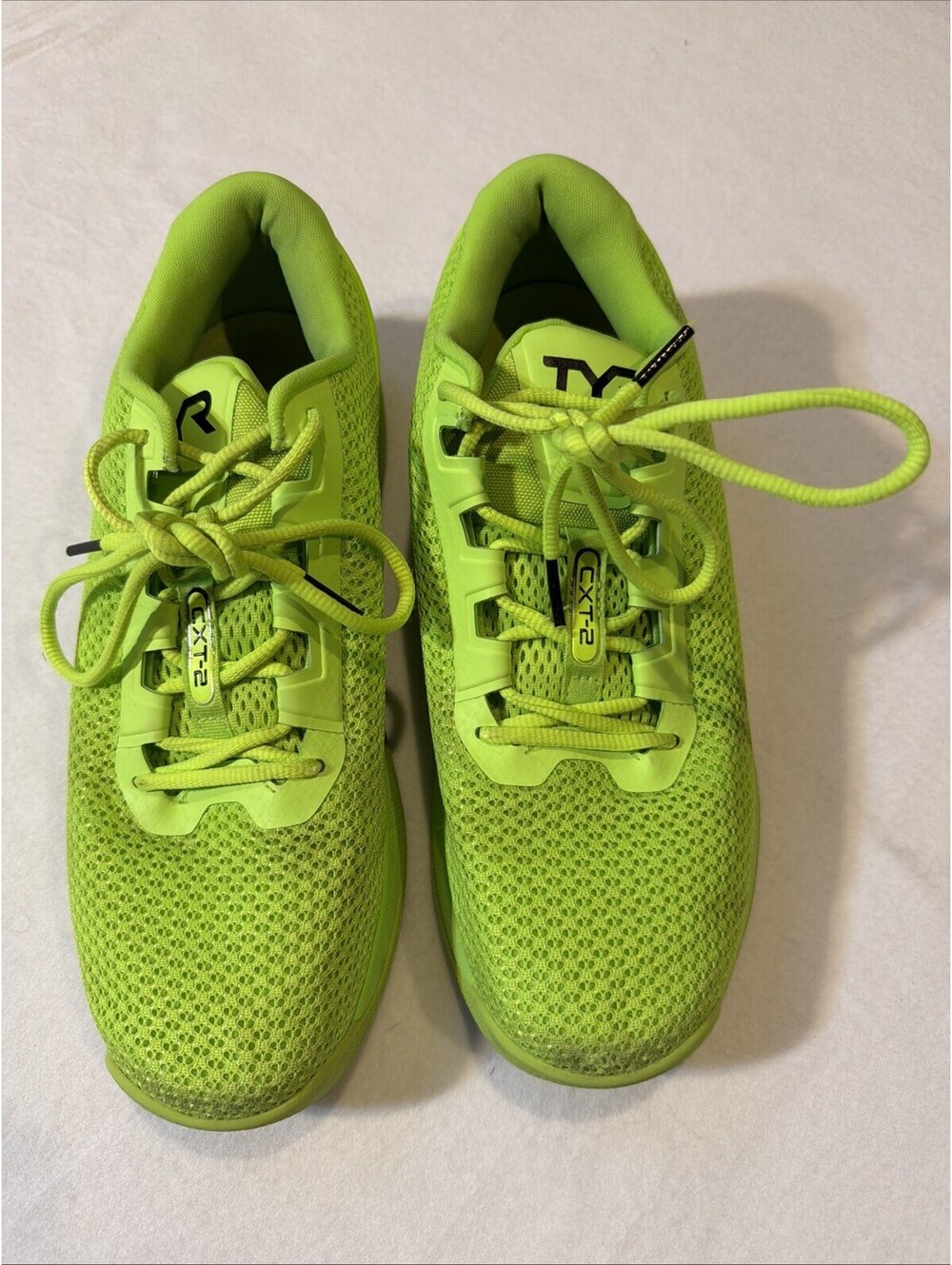 TYR CXT-2 Trainer Shoes. Neon Yellow Men 8.5, Women 10